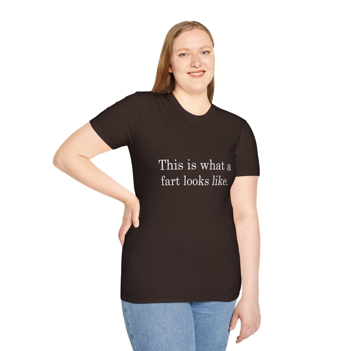 This is what a fart looks like. Fun Tee