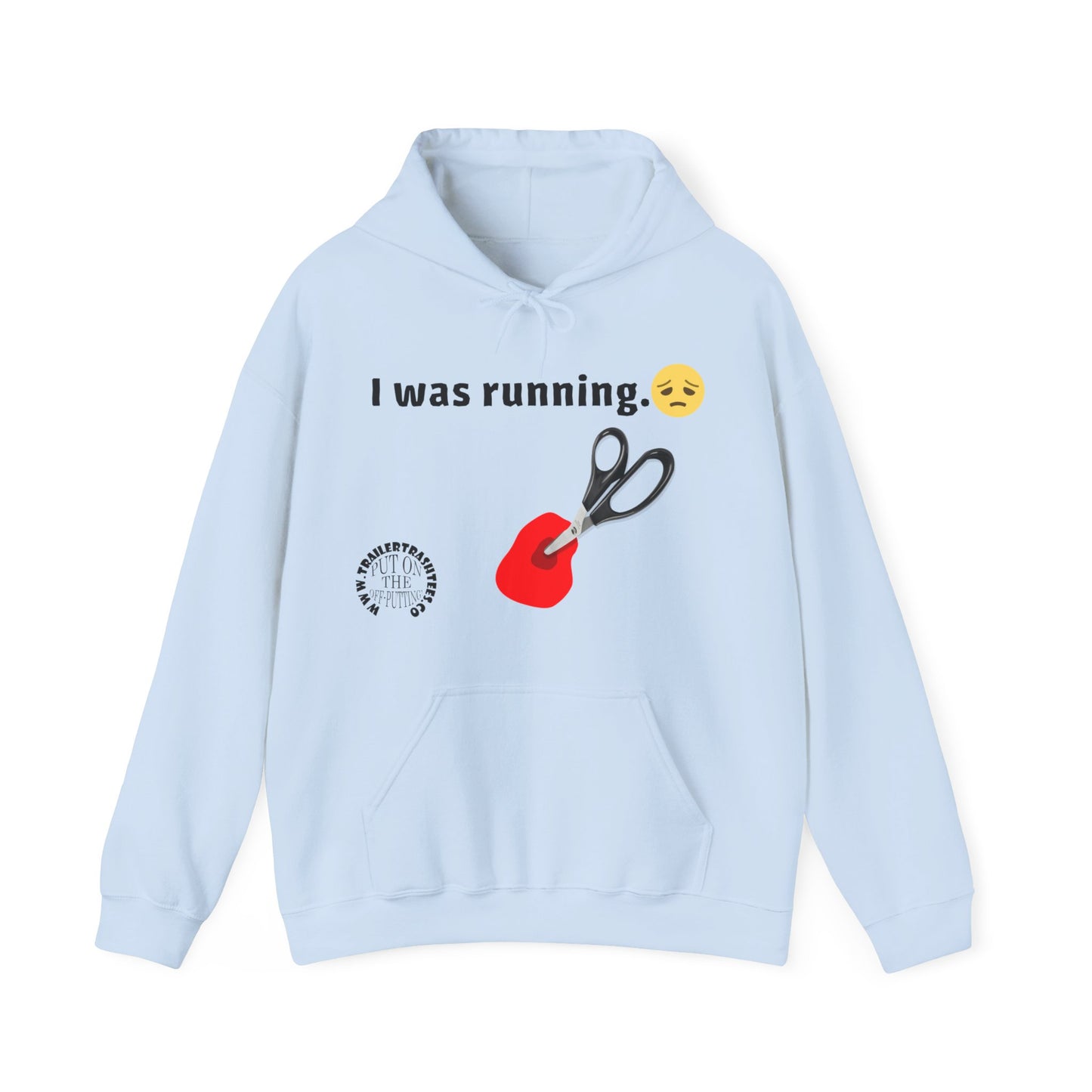 Run with Scissors Unisex Heavy Blend™ Hooded Sweatshirt