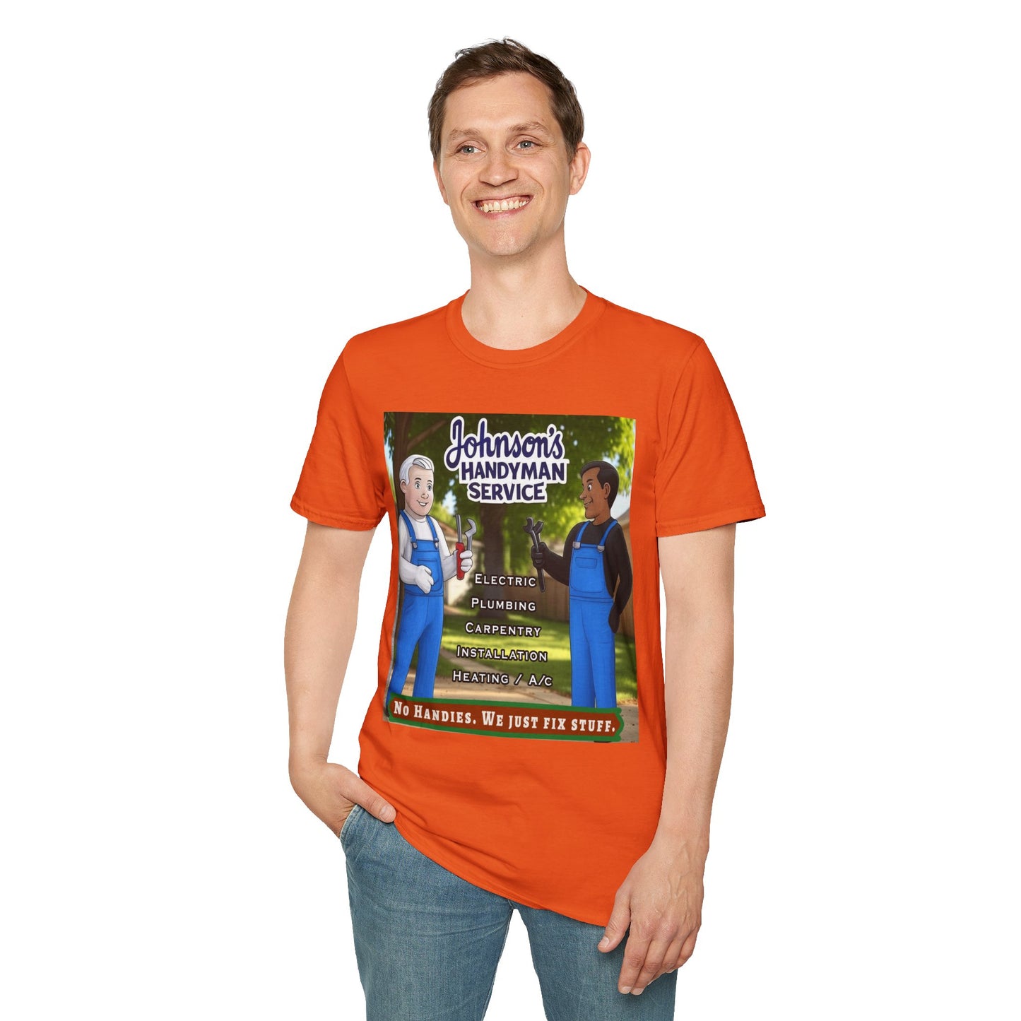 No Handies Handyman Fun Tee