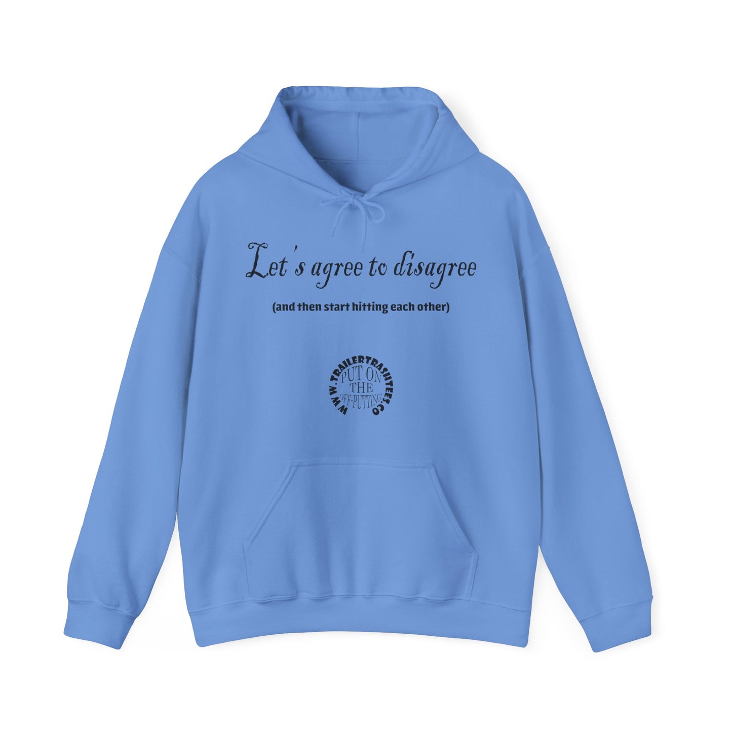 Agree to Hit Each Other Unisex Heavy Blend™ Hooded Sweatshirt