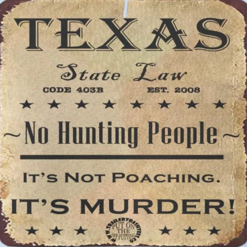 No Hunting People Fun Hoodie
