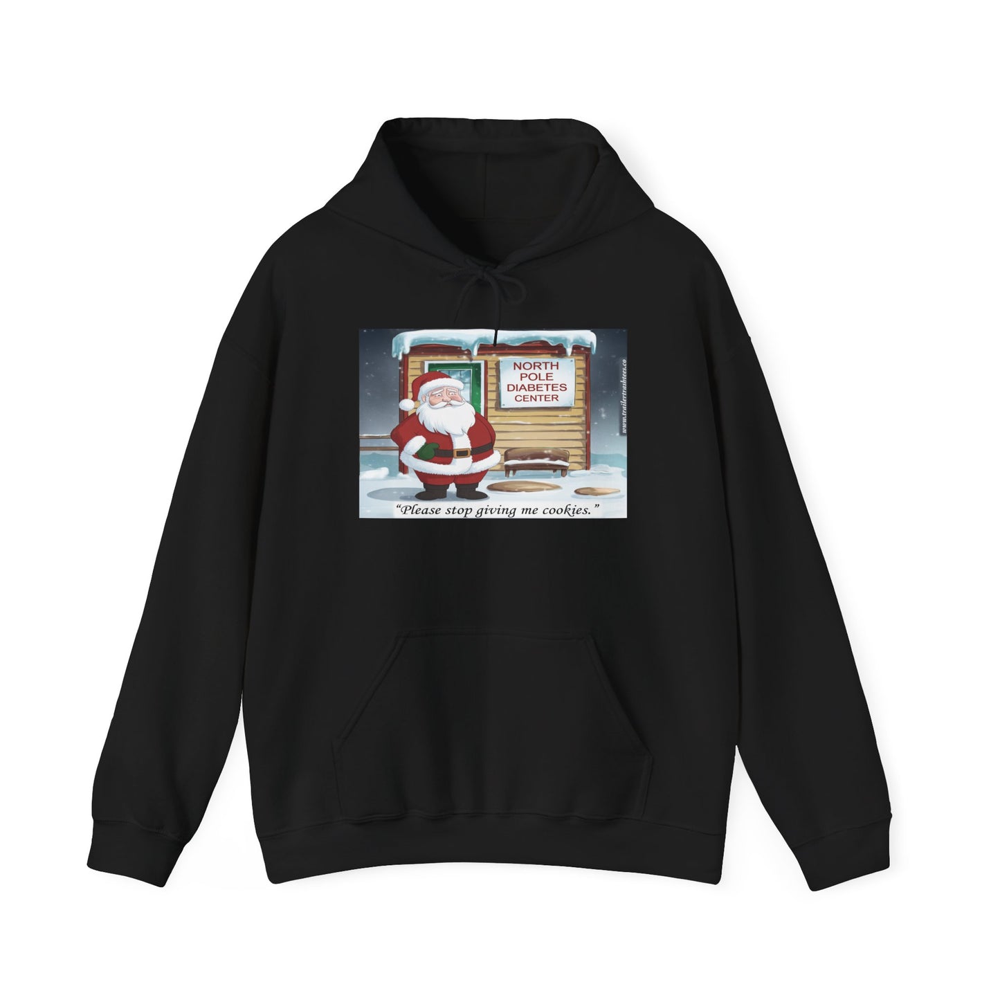 Santa's Got Diabetes Fun Hoodie