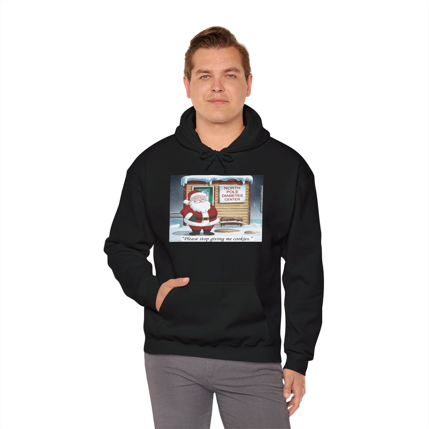 Santa's Got Diabetes Fun Hoodie