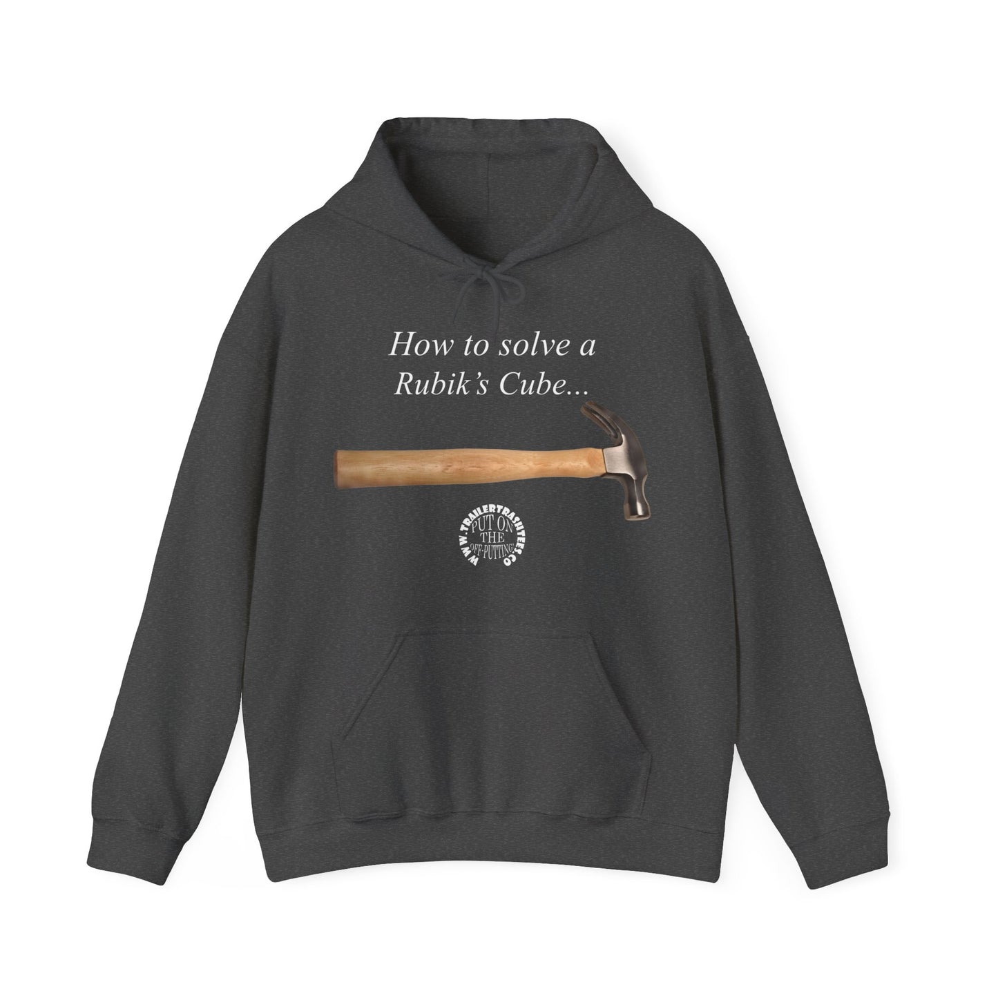 How to Solve a Rubik's Cube Unisex Heavy Blend™ Hooded Sweatshirt