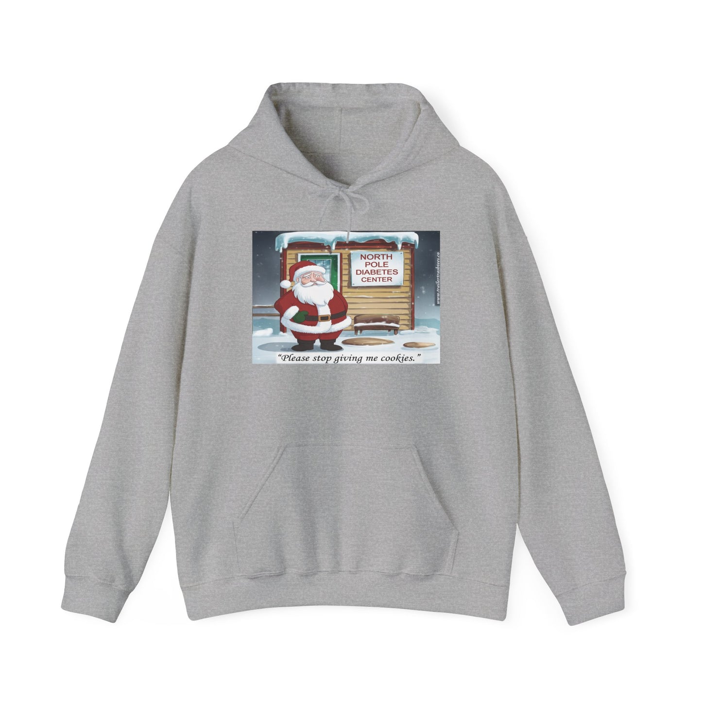 Santa's Got Diabetes Fun Hoodie