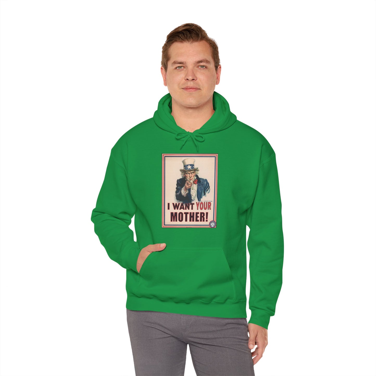 I Want Your Mother Unisex Heavy Blend™ Hooded Sweatshirt