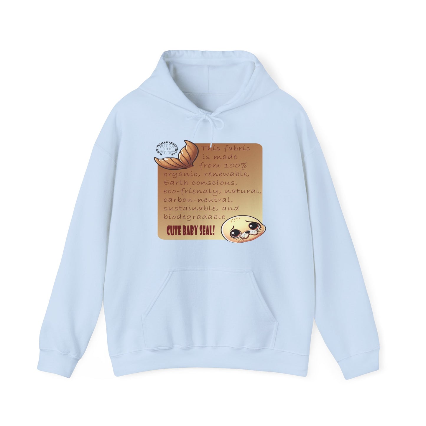 Cute Baby Seal Unisex Heavy Blend™ Hooded Sweatshirt