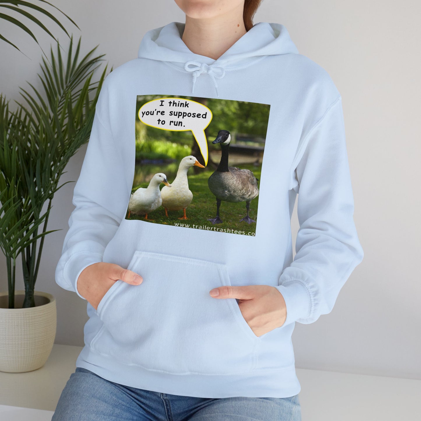 Run Goose Fun Hoodie