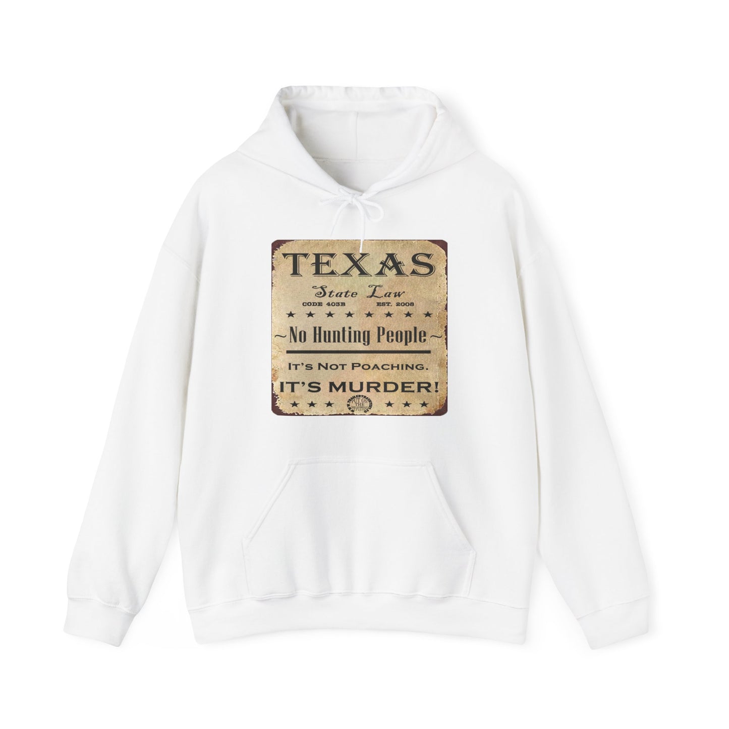 No Hunting People Unisex Heavy Blend™ Hooded Sweatshirt