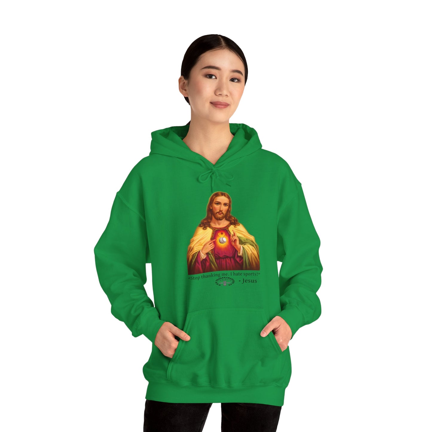 Stop Thanking Me Unisex Heavy Blend™ Hooded Sweatshirt