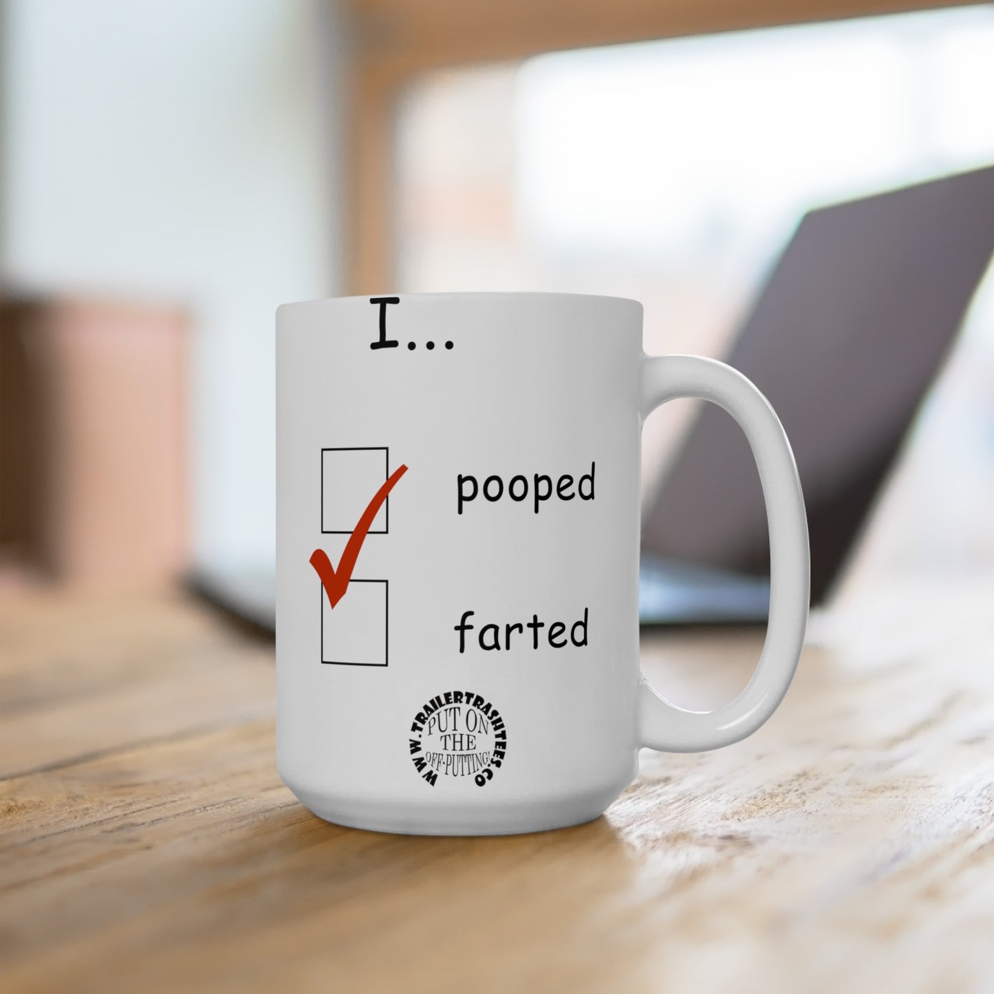 Pooped/Farted Fun Mug