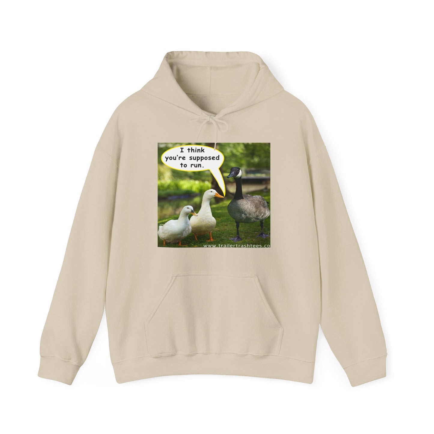 Run Goose Fun Hoodie