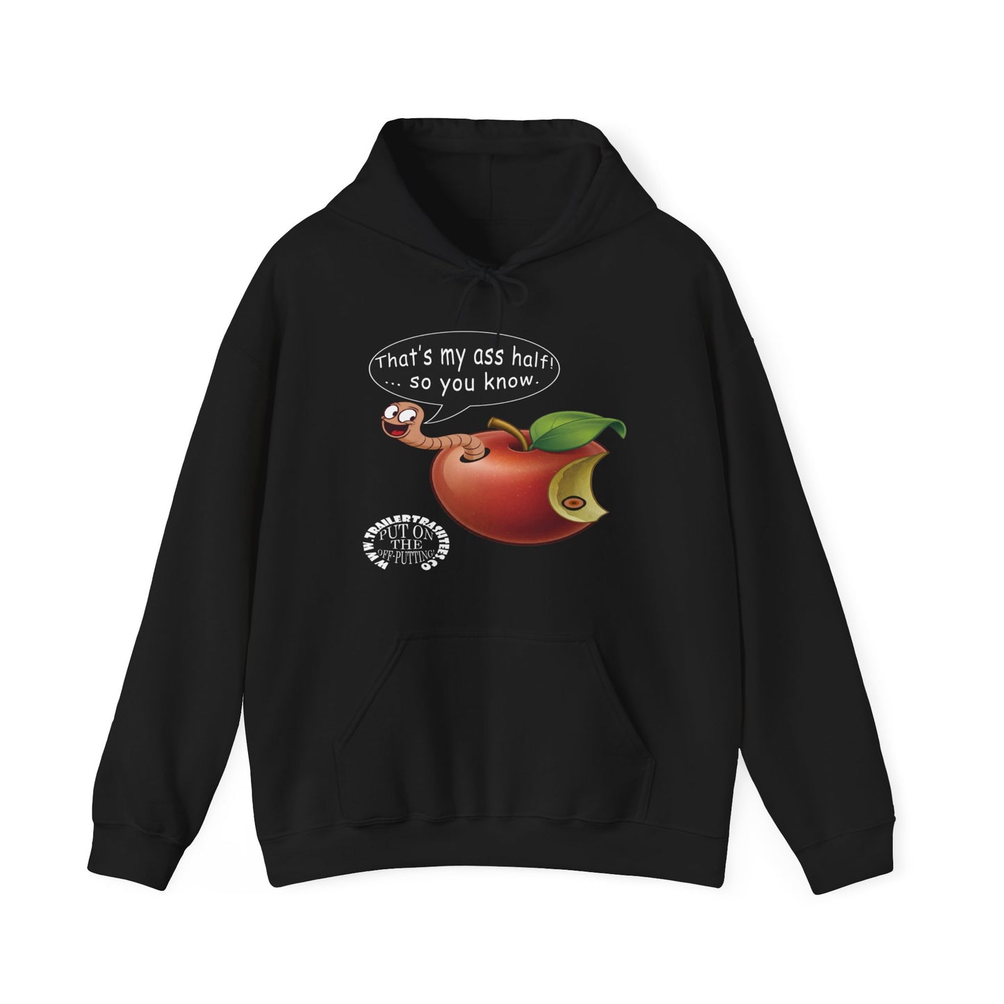 Ass Half of a Worm Unisex Heavy Blend™ Hooded Sweatshirt