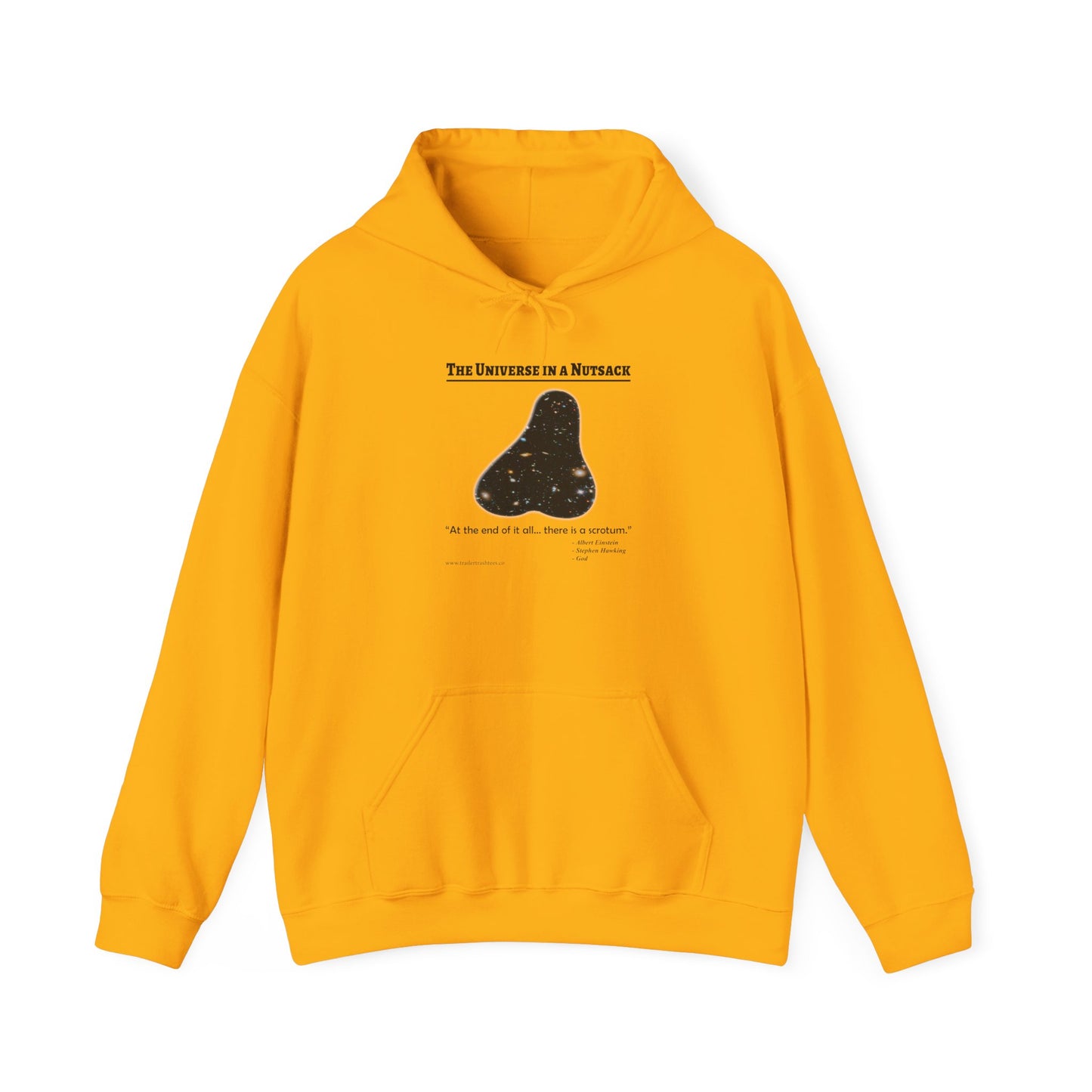 The Universe in a Nutsack Fun Hoodie