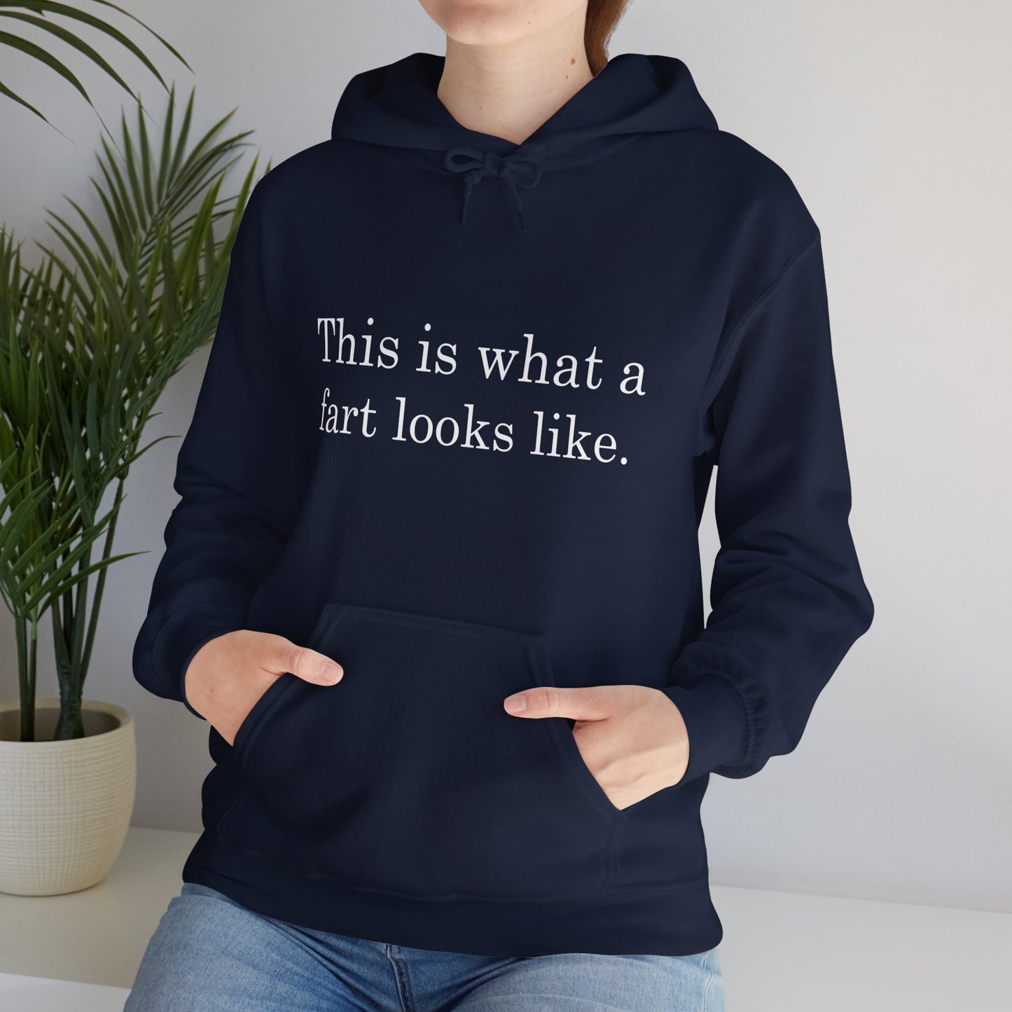 This is what a fart looks like Unisex Heavy Blend™ Hooded Sweatshirt