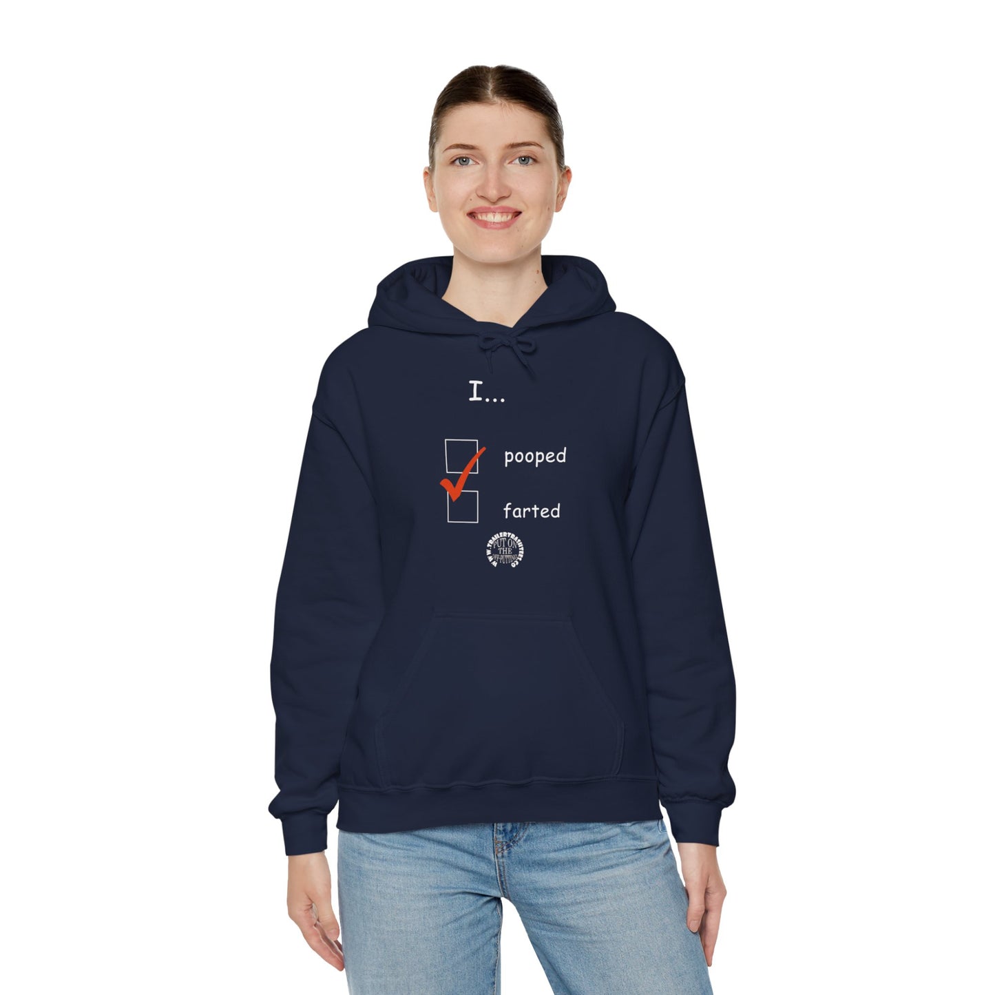 Pooped/Farted Unisex Heavy Blend™ Hooded Sweatshirt