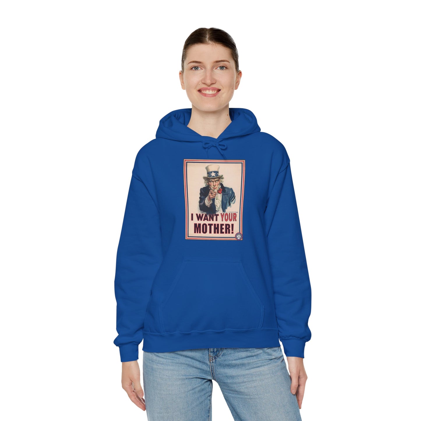 I Want Your Mother Unisex Heavy Blend™ Hooded Sweatshirt