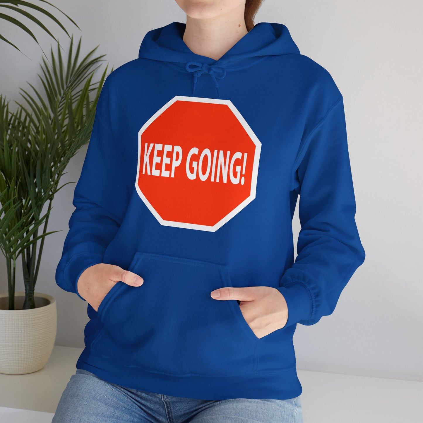 Keep Going Unisex Heavy Blend™ Hooded Sweatshirt