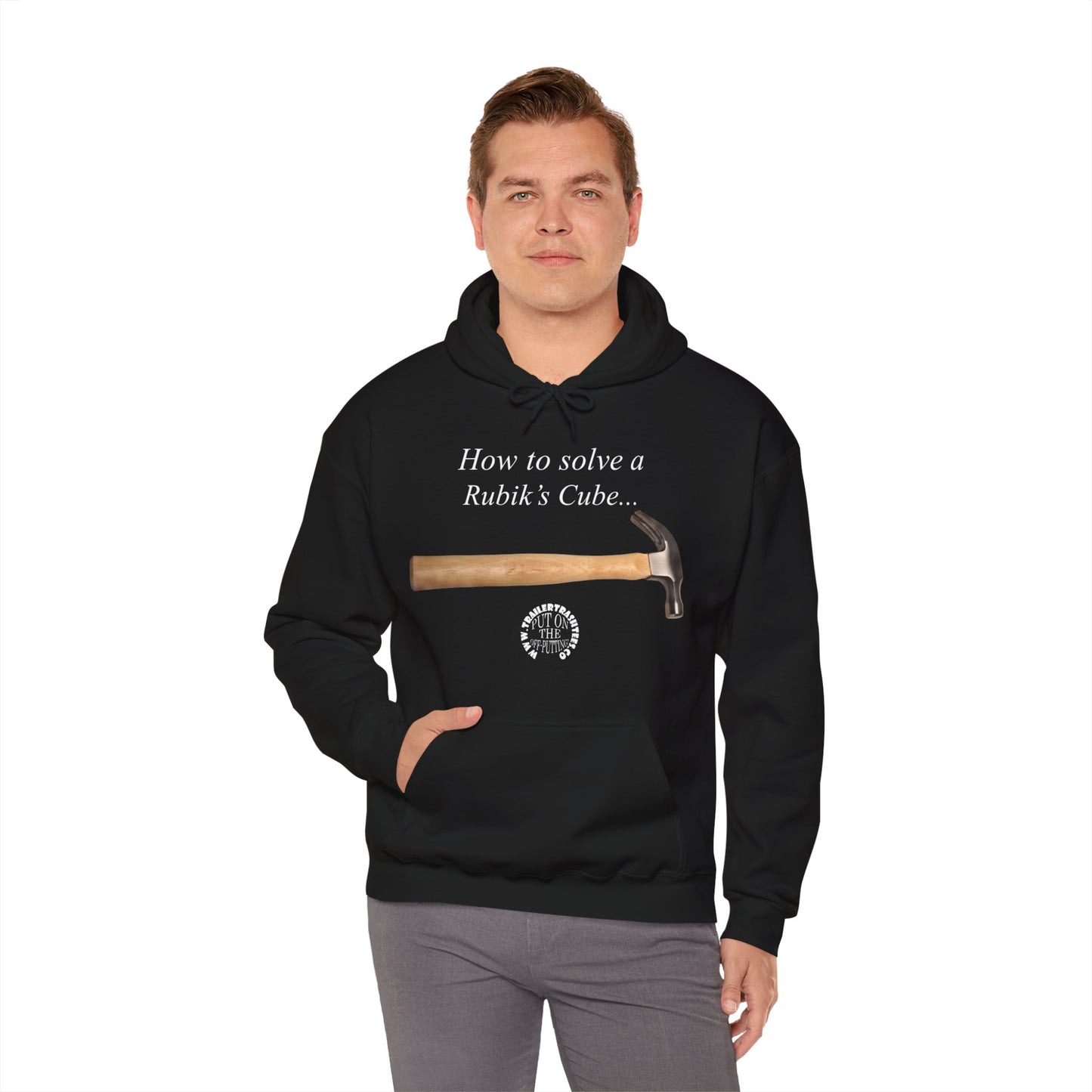 How to Solve a Rubik's Cube Unisex Heavy Blend™ Hooded Sweatshirt