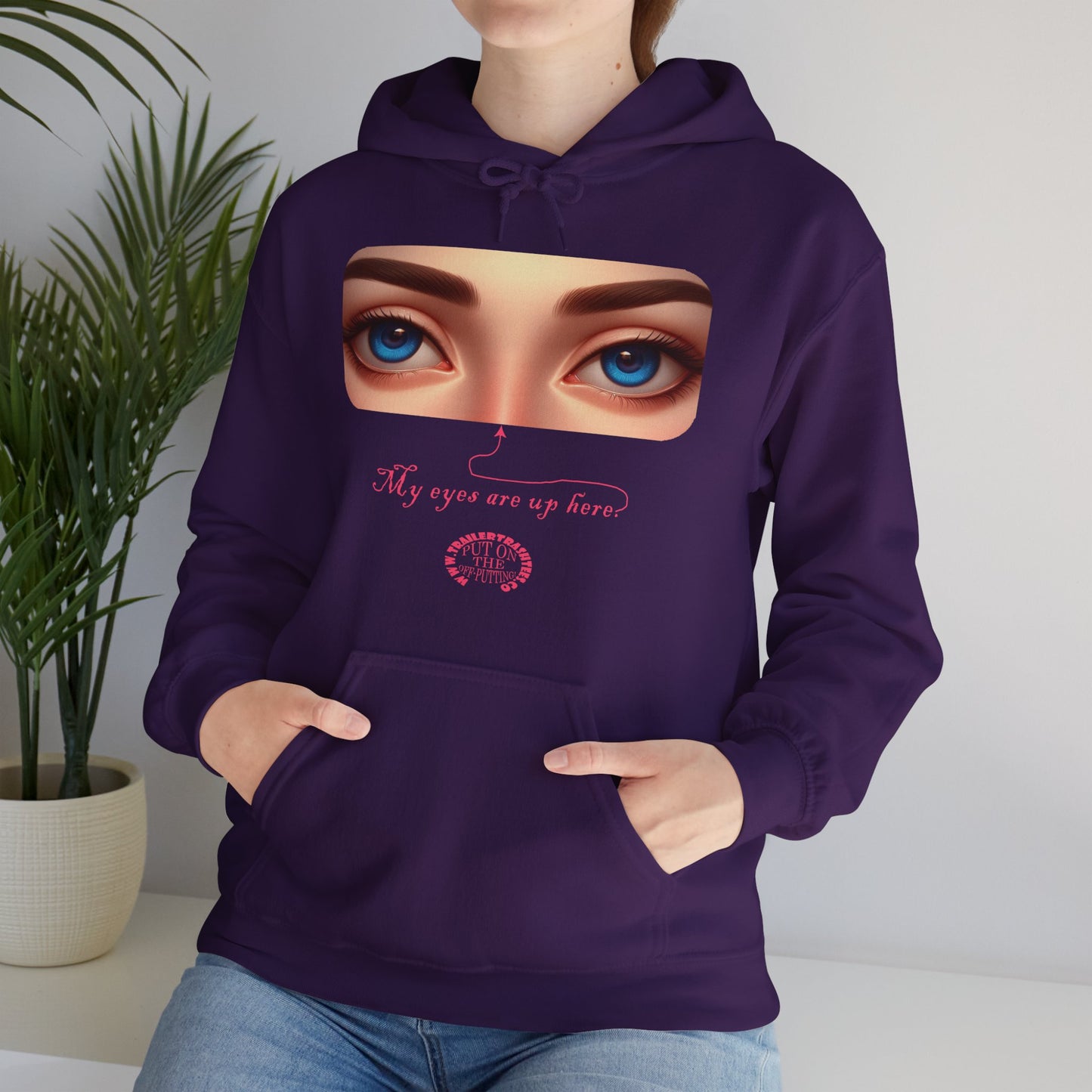 Boob Eyes Unisex Heavy Blend™ Hooded Sweatshirt