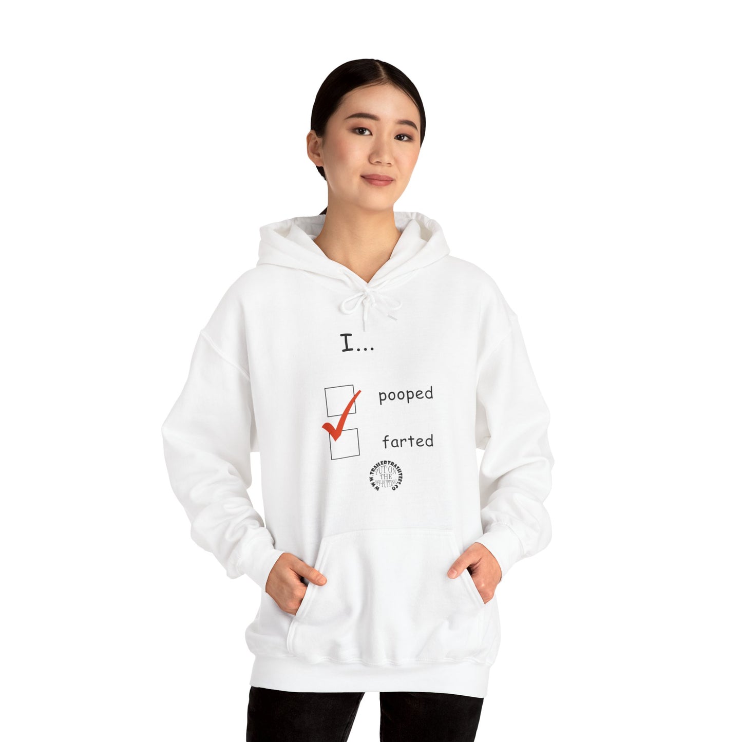 Pooped/Farted Unisex Heavy Blend™ Hooded Sweatshirt