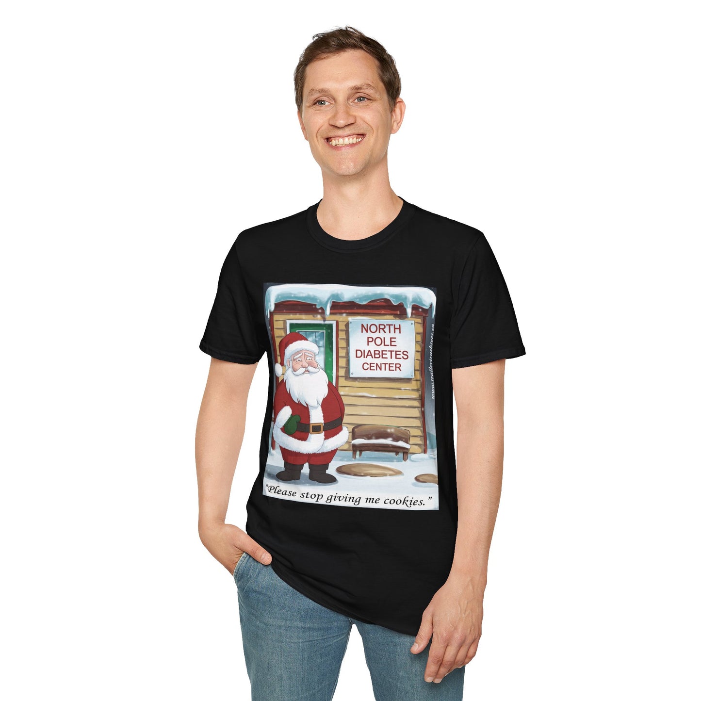 Santa's Got Diabetes Fun Tee