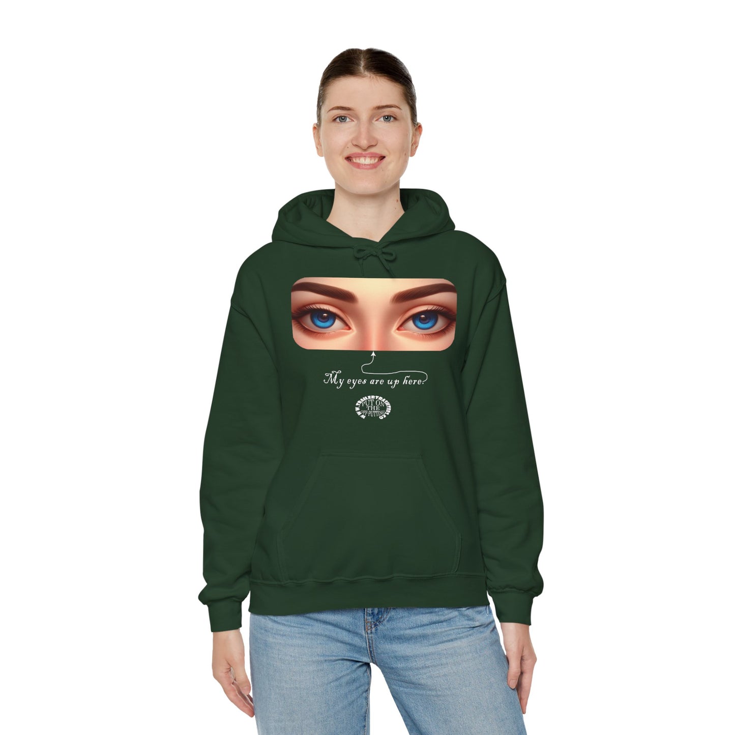 Boob Eyes Unisex Heavy Blend™ Hooded Sweatshirt