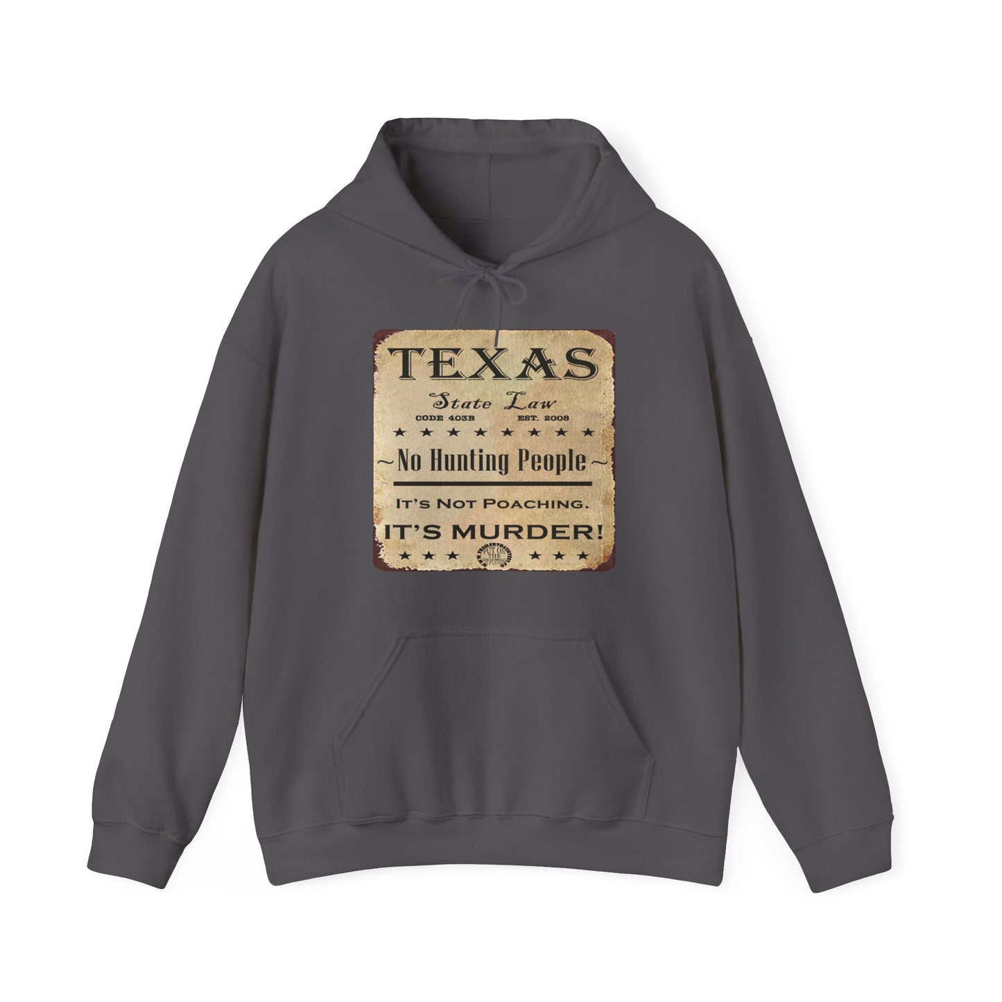 No Hunting People Unisex Heavy Blend™ Hooded Sweatshirt