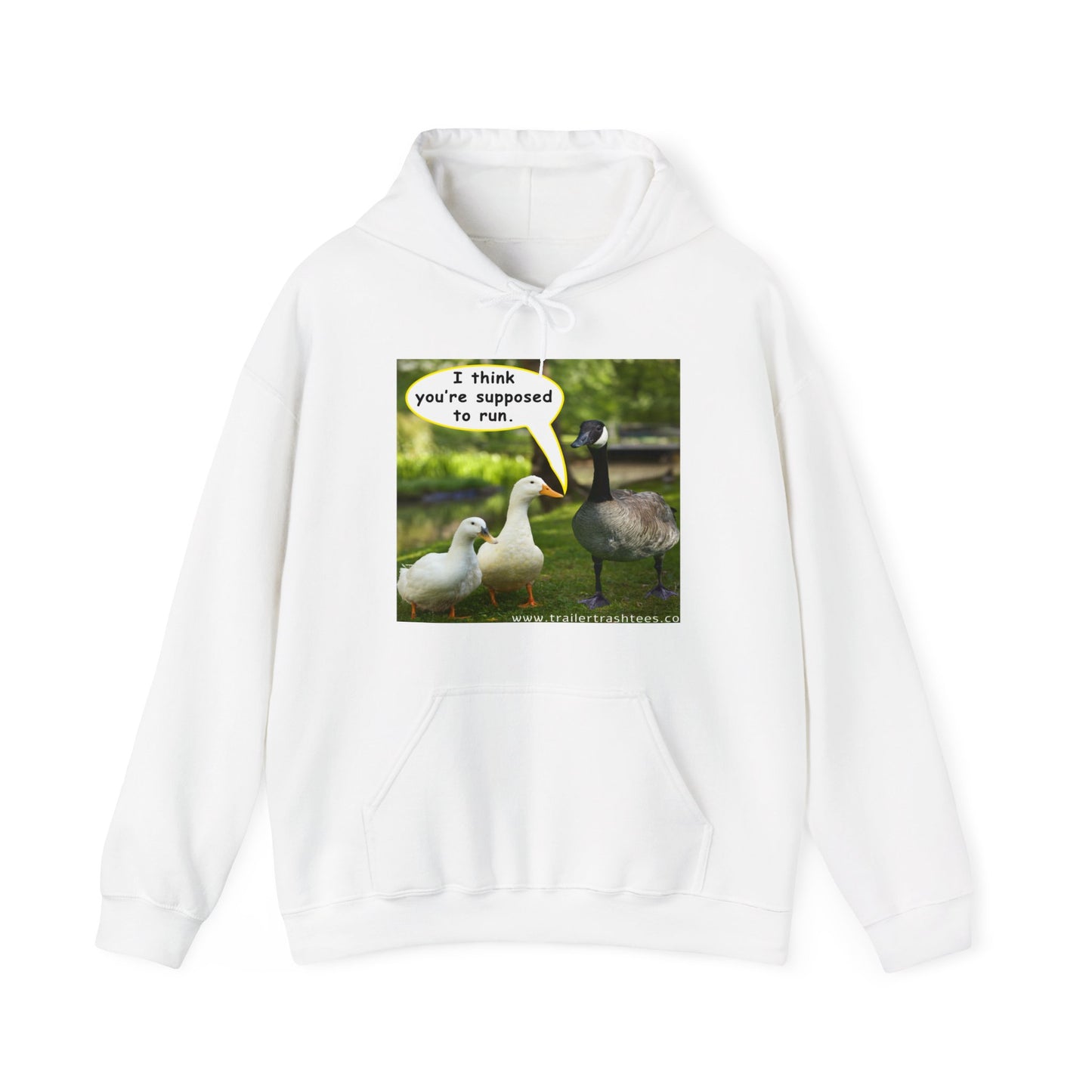 Run Goose Fun Hoodie