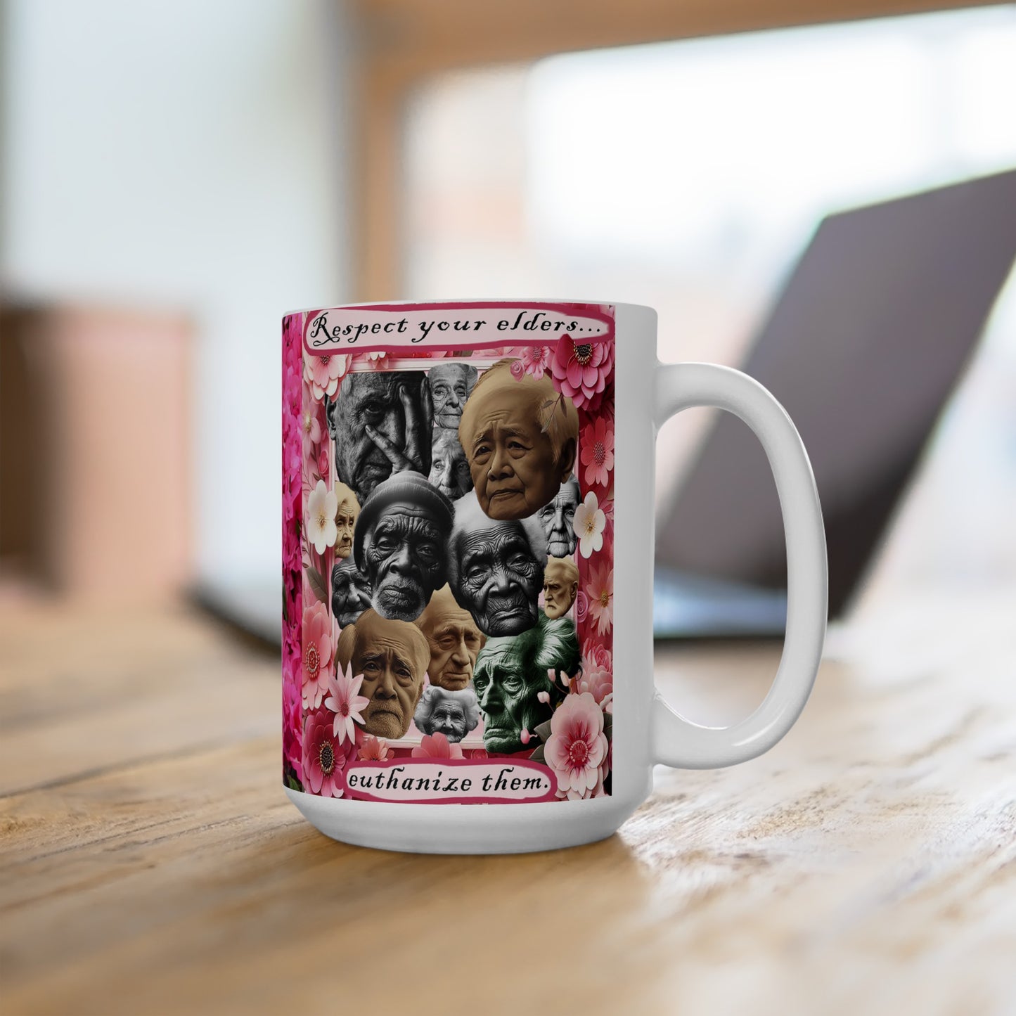 Euthanize Your Elders Fun Mug