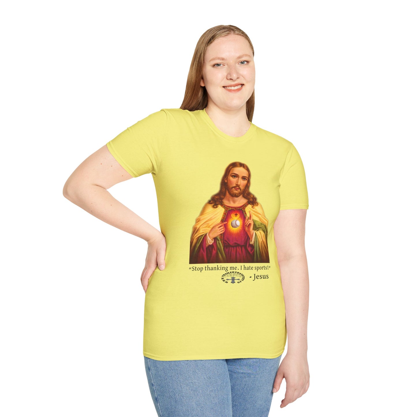 Stop Thanking Me Jesus Fun Tee