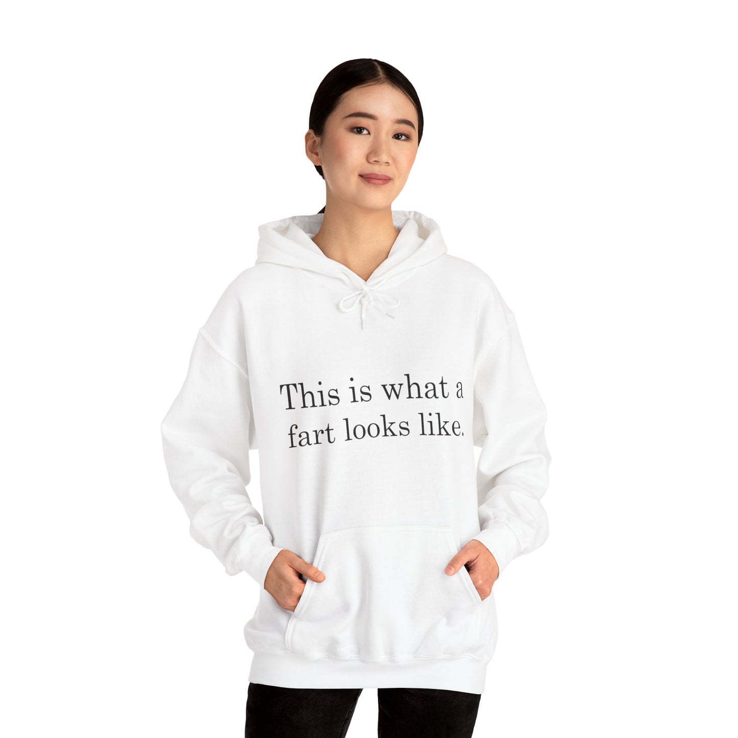 This is what a fart looks like Unisex Heavy Blend™ Hooded Sweatshirt