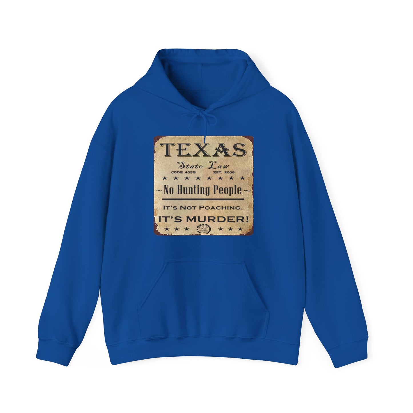 No Hunting People Unisex Heavy Blend™ Hooded Sweatshirt