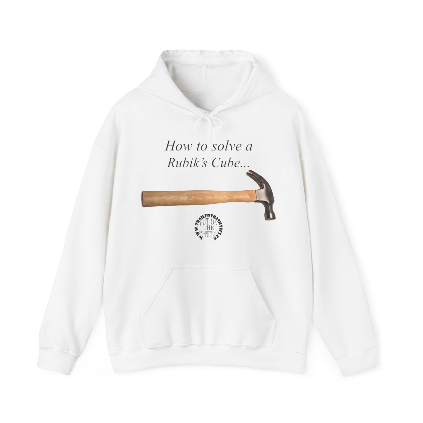 How to Solve a Rubik's Cube Unisex Heavy Blend™ Hooded Sweatshirt