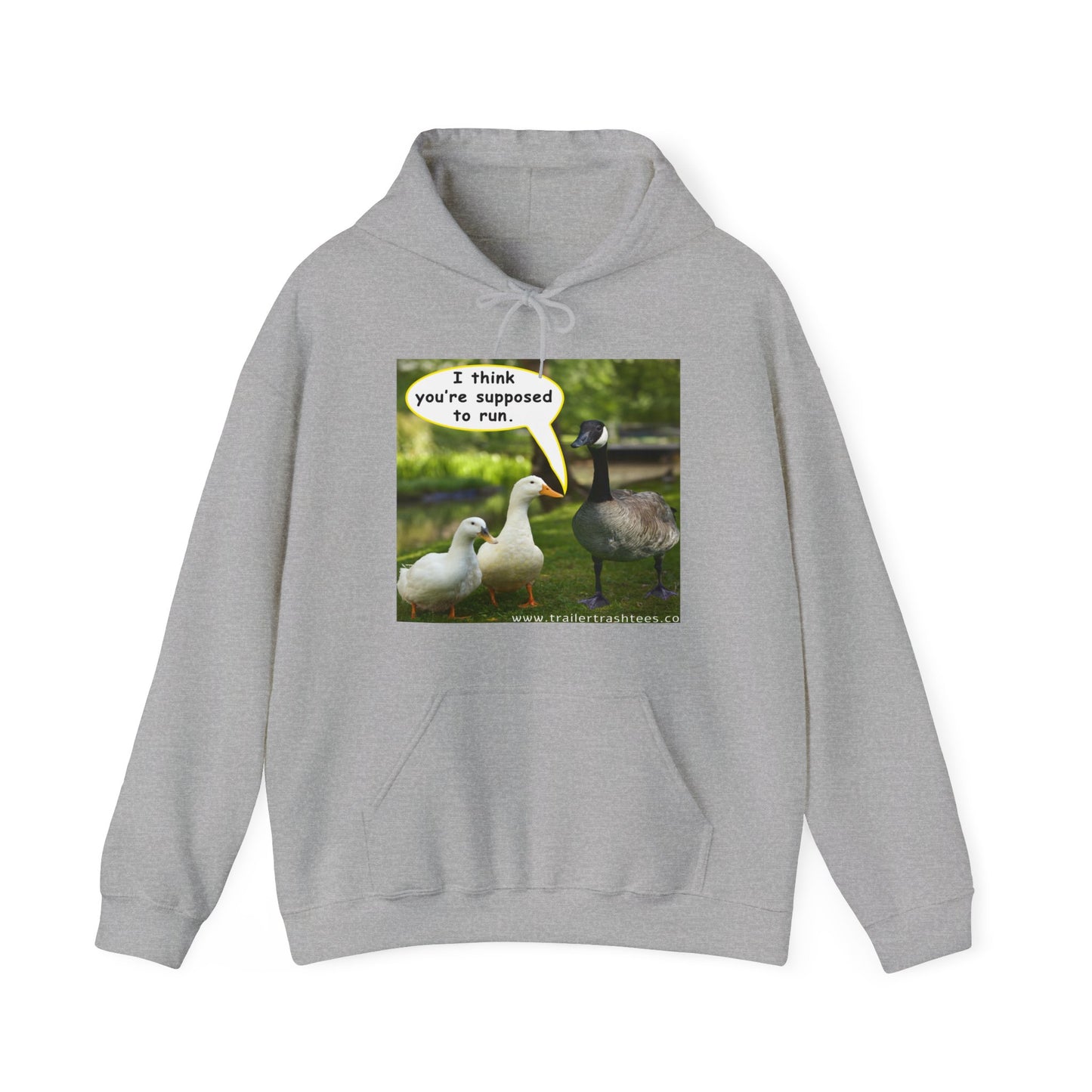 Run Goose Fun Hoodie