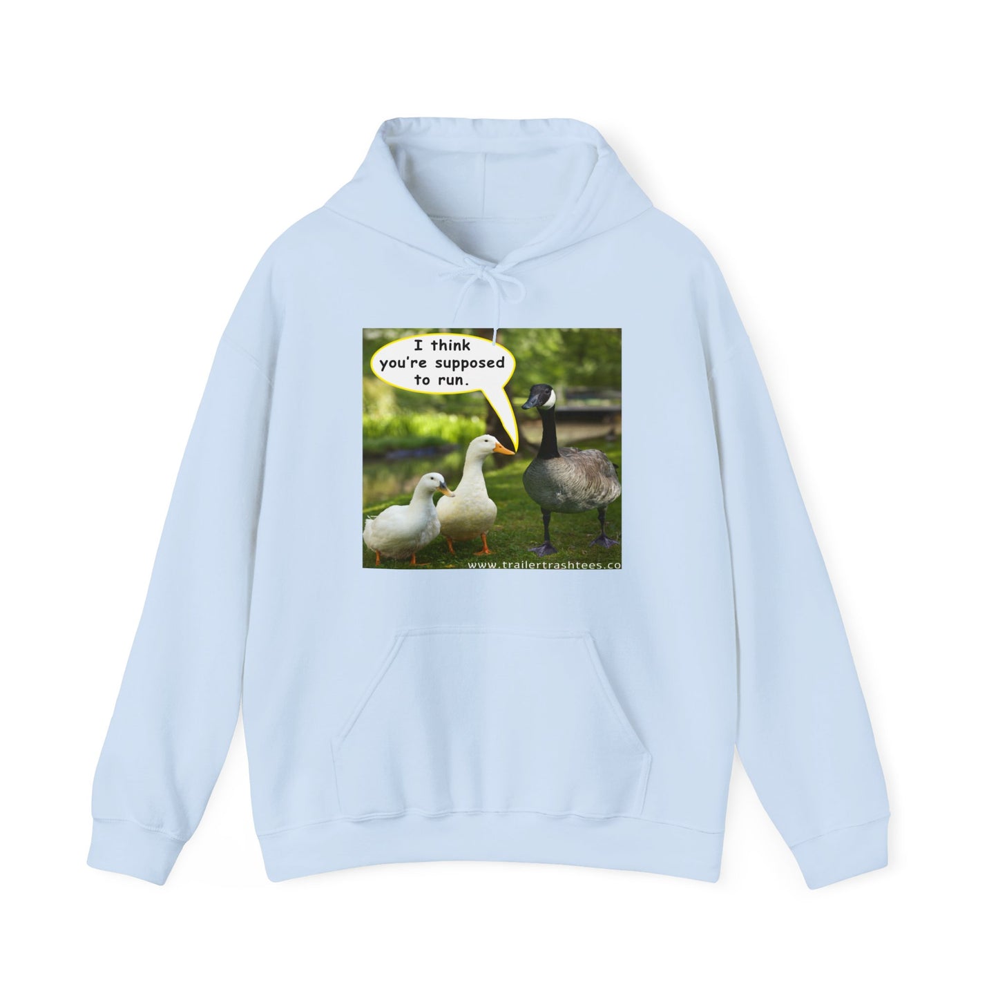 Run Goose Fun Hoodie