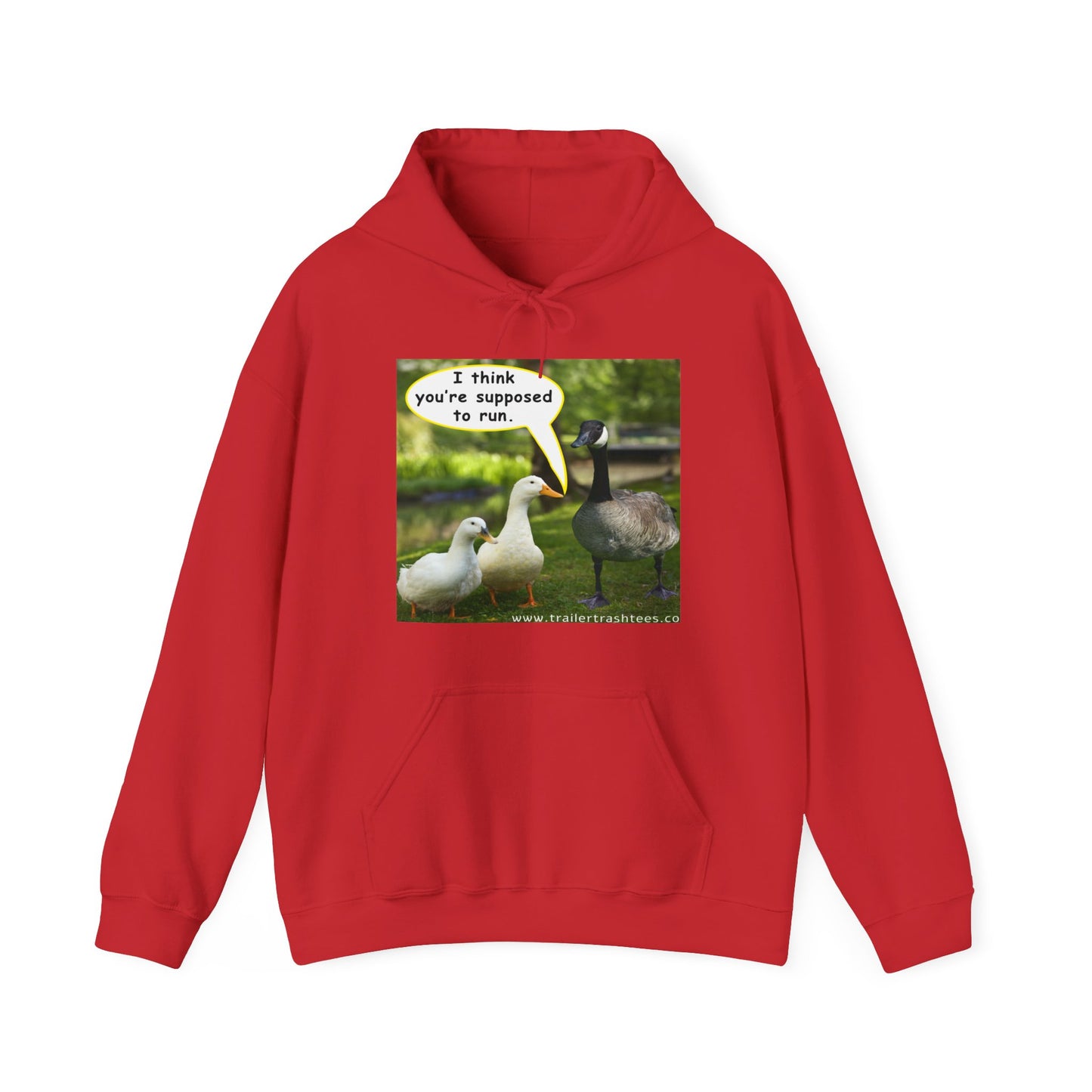 Run Goose Fun Hoodie