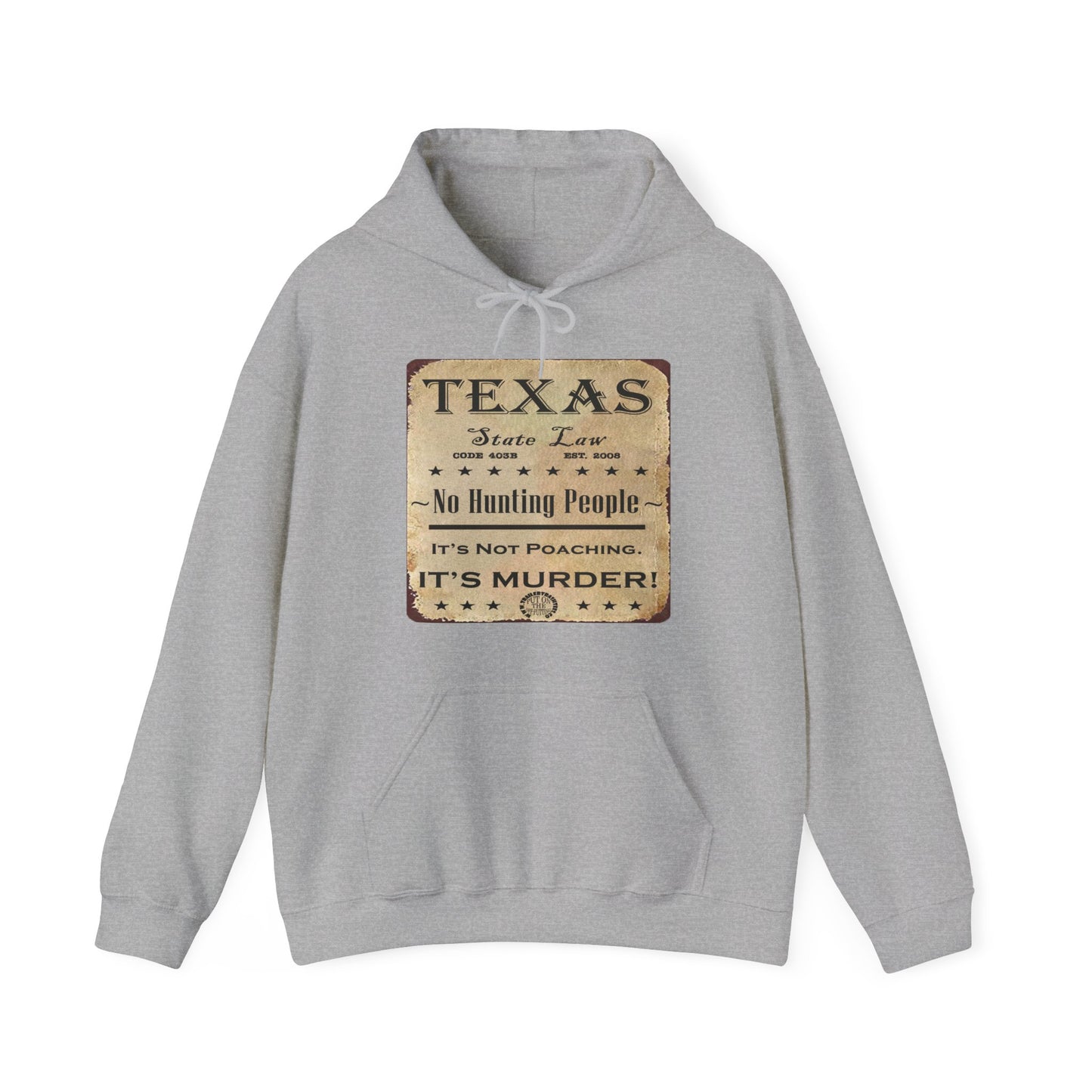 No Hunting People Unisex Heavy Blend™ Hooded Sweatshirt