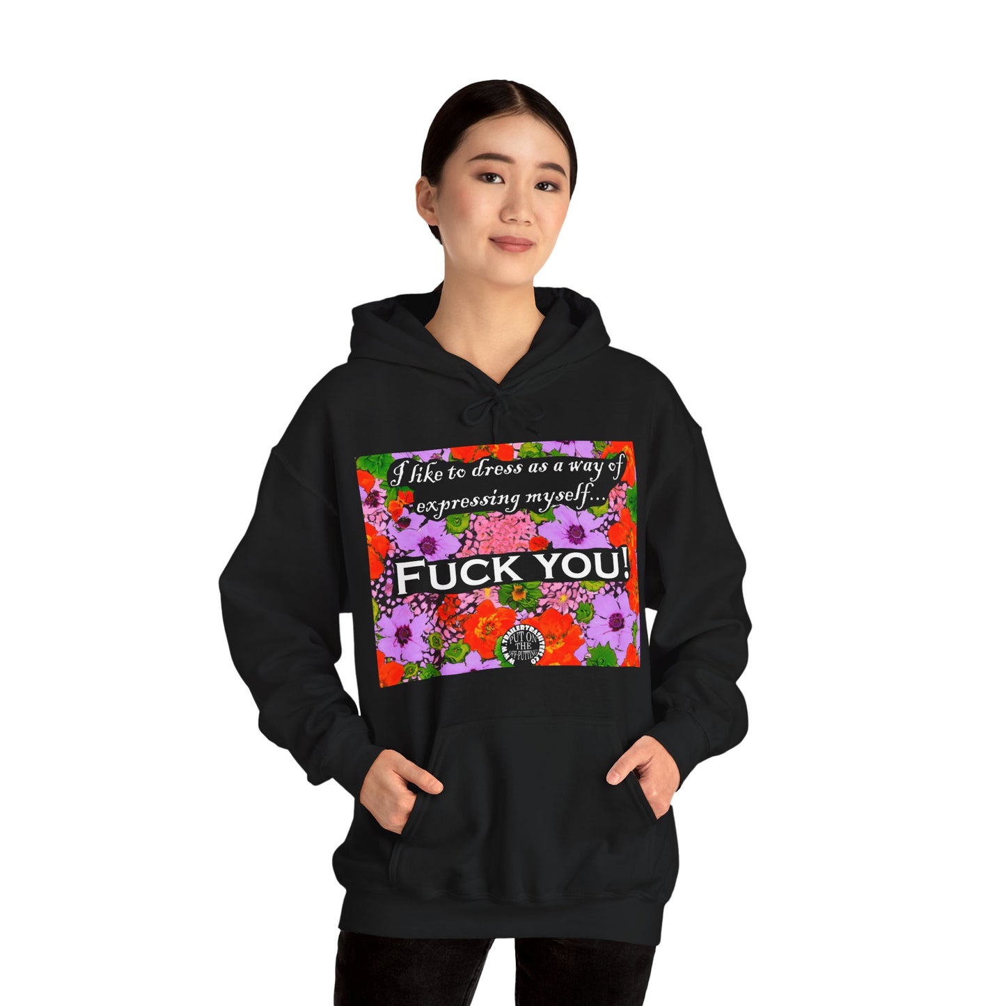 F...ing Express Yourself! Unisex Heavy Blend™ Hooded Sweatshirt