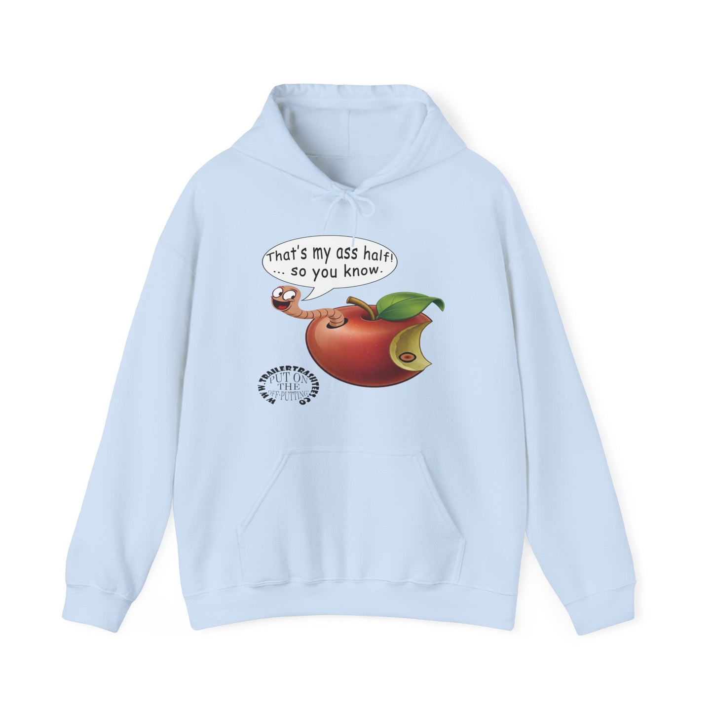 Ass Half of a Worm Unisex Heavy Blend™ Hooded Sweatshirt