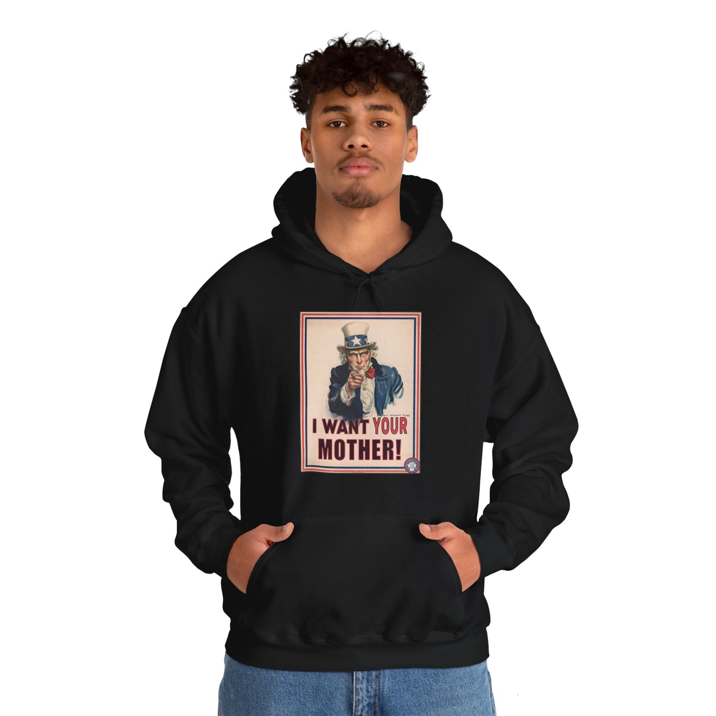 I Want Your Mother Unisex Heavy Blend™ Hooded Sweatshirt