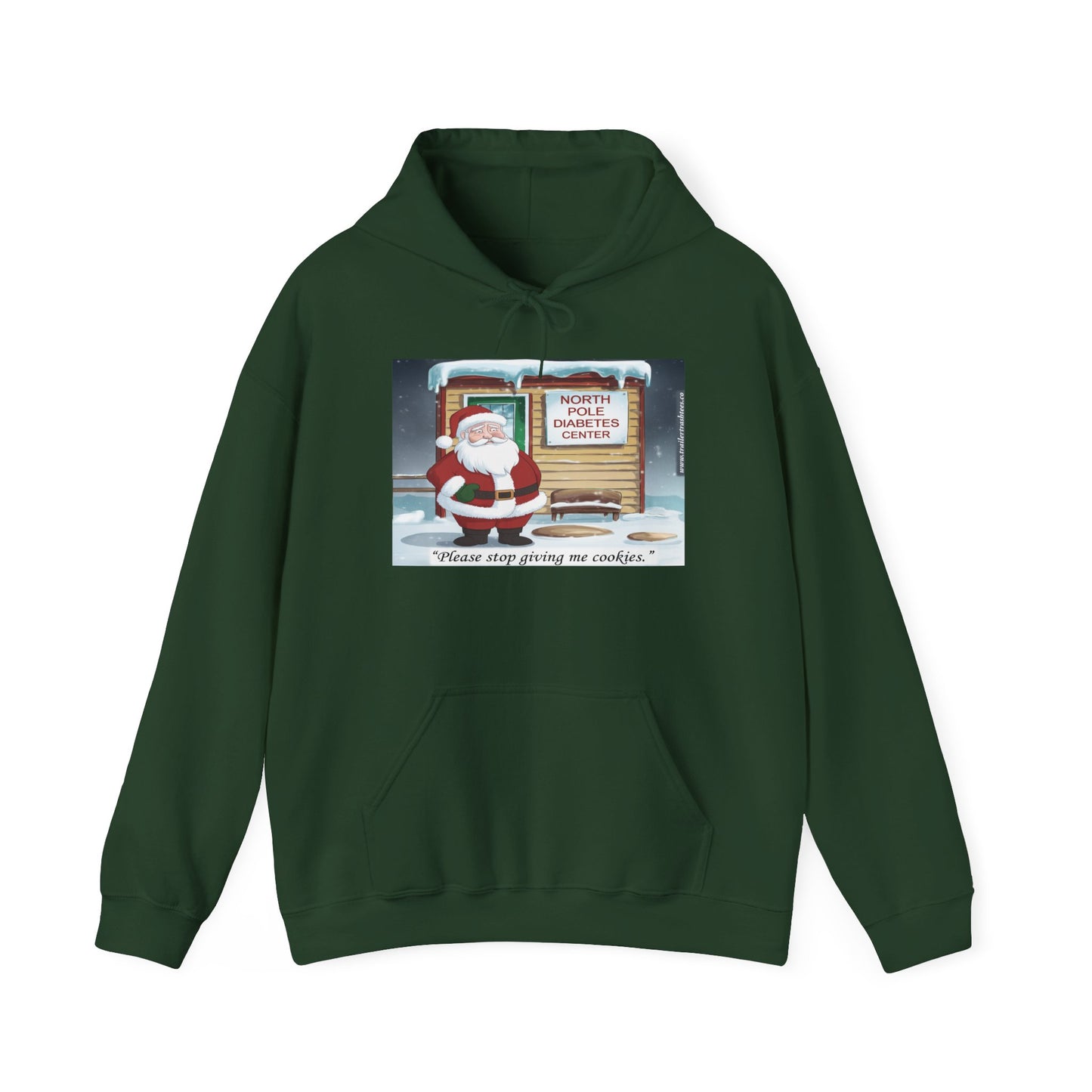 Santa's Got Diabetes Fun Hoodie