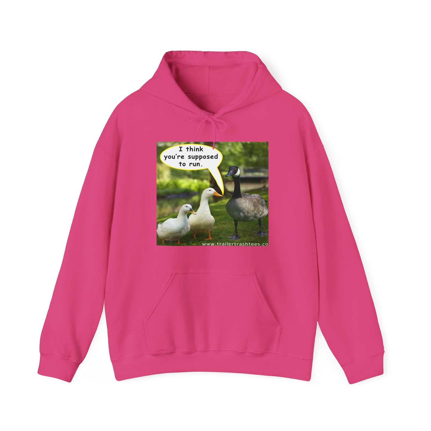 Run Goose Fun Hoodie