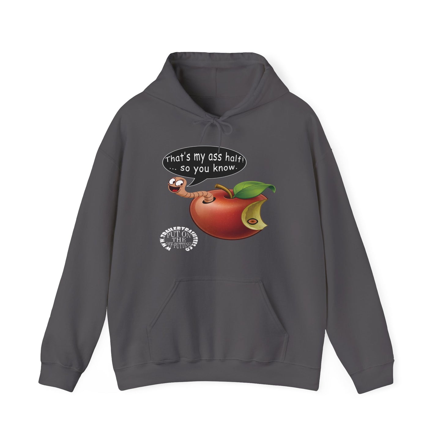 Ass Half of a Worm Unisex Heavy Blend™ Hooded Sweatshirt