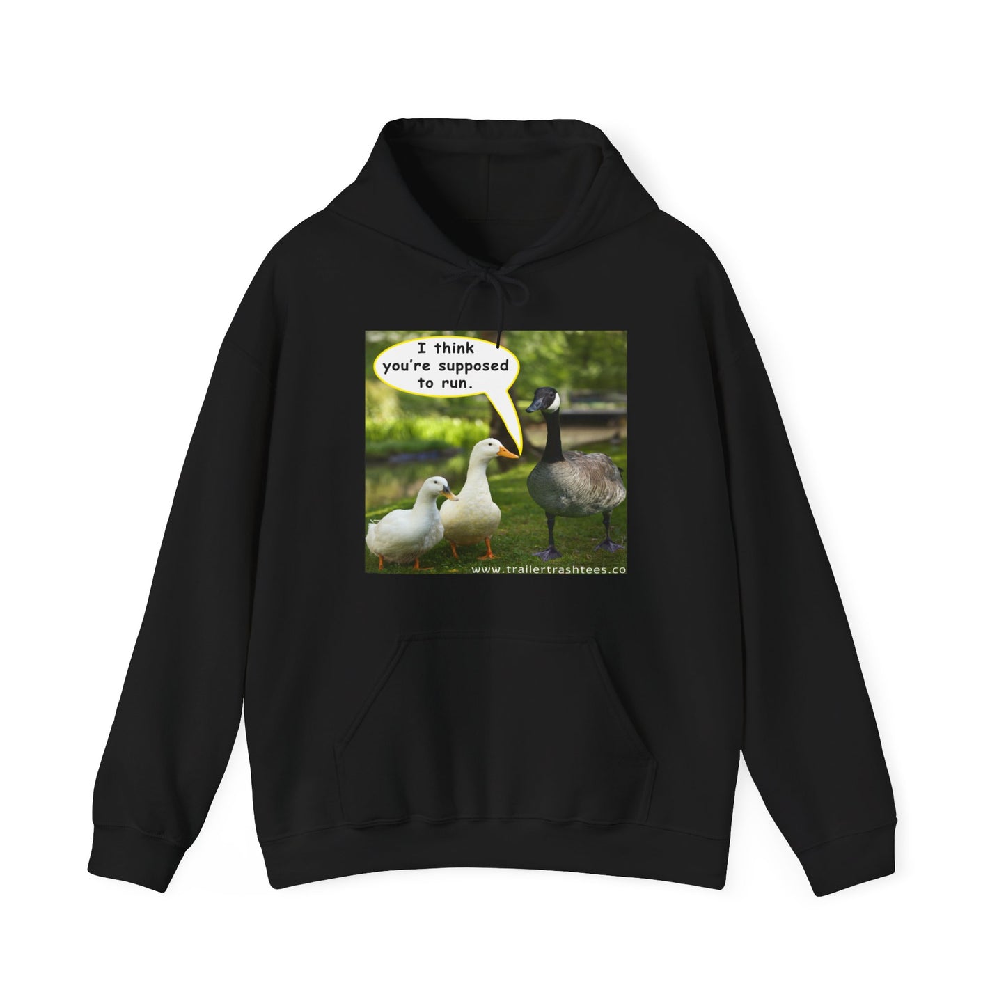 Run Goose Fun Hoodie