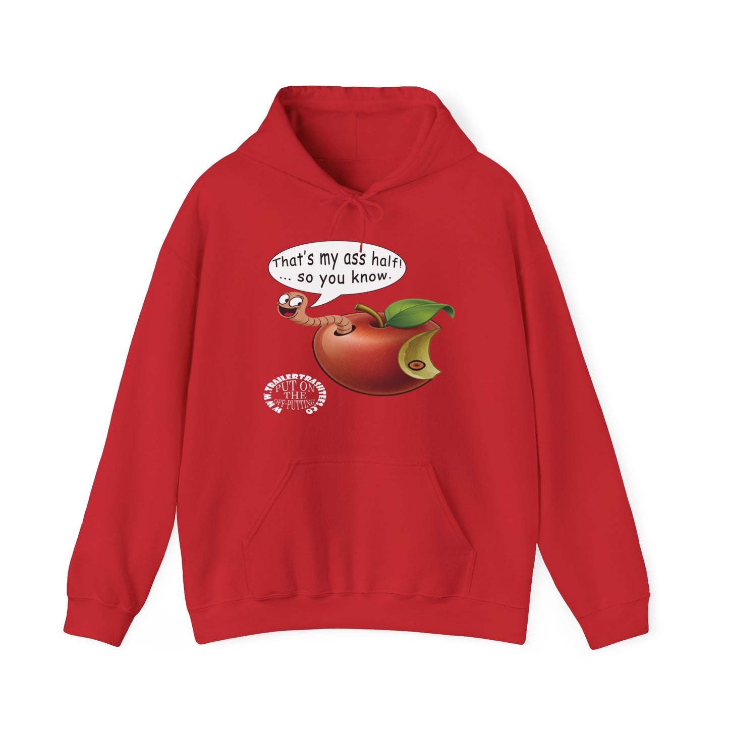 Ass Half of a Worm Unisex Heavy Blend™ Hooded Sweatshirt