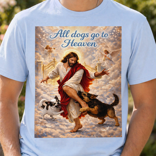 All Dogs Go to Heaven Fun Tee