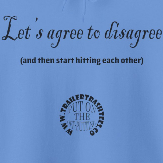 Agree to Hit Each Other Unisex Heavy Blend™ Hooded Sweatshirt