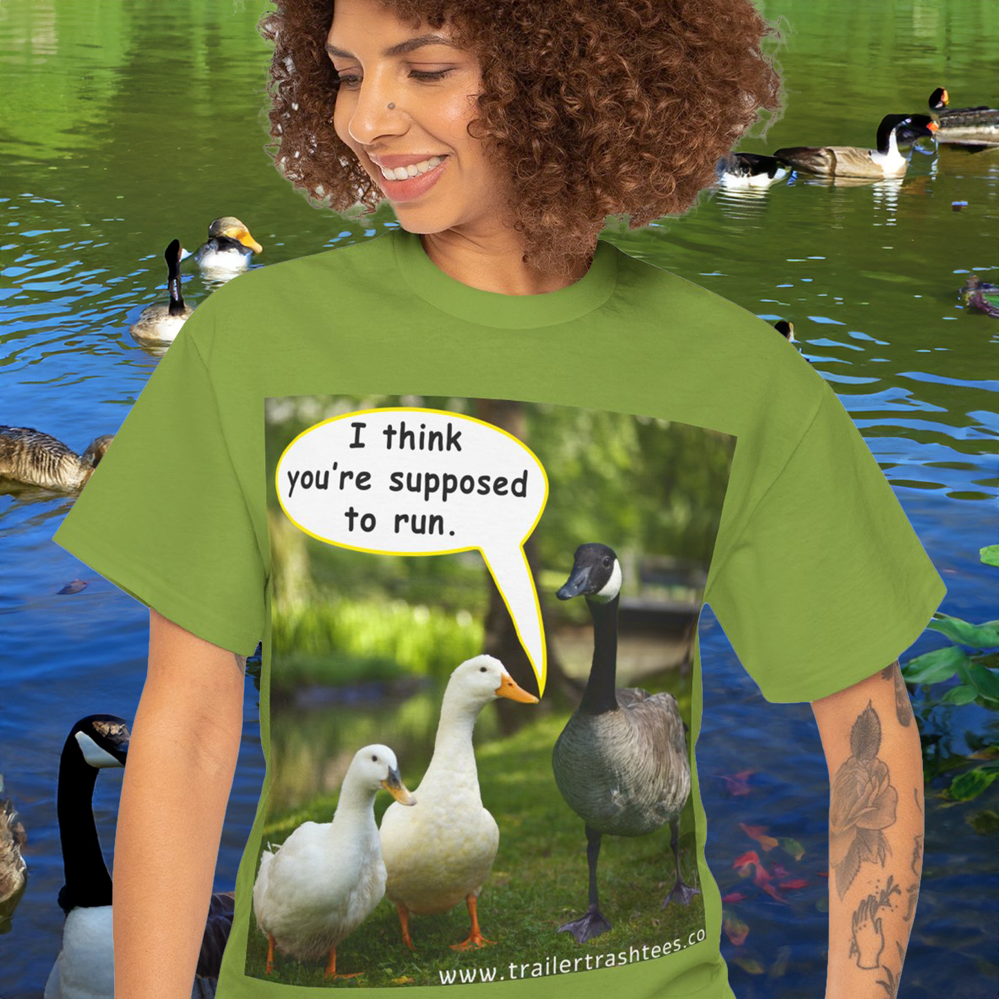 Run Goose Fun Tee