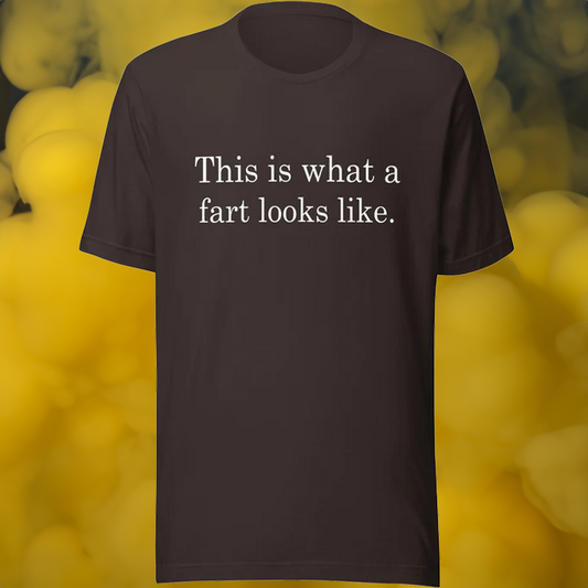 This is what a fart looks like. Fun Tee